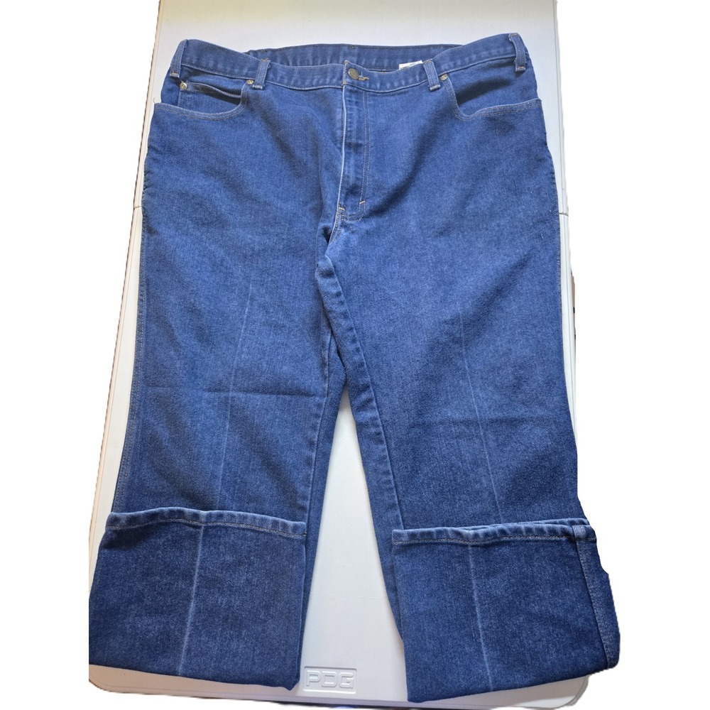 Long Haul Mens 42x30 Dark Wash Denim Jeans Style 75961A